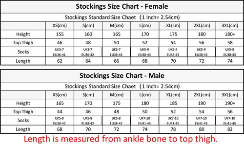 Latex Stirrups Stockings Hot Red Sexy Pantyhose Customized 0.4mm I40 - Picture 3 of 5