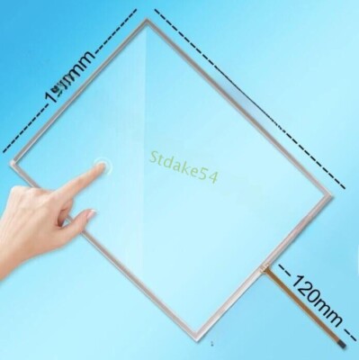New, AMT10422 12.1'' Resistive Touch Screen Glass 4:3 4Pin 260*199mm 1PCS