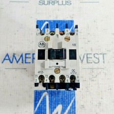 ALLEN BRADLEY 100-A12NZ 3 SER B CONTACTOR 12 AMP 24 V COIL