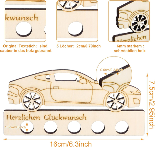Opopark Geldgeschenk Für Urlaubsreise, Führerschein, Tankgutschein, Geburtstag G - Bild 3 von 12