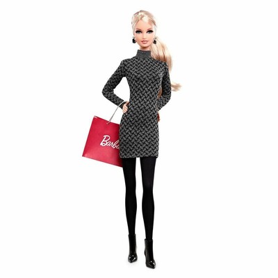 Mattel Barbie Collector The Barbie Look Collection City Shopper Doll With Grey Dress (746775170332)