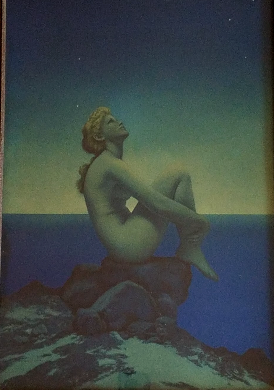 Original Rare Maxfield Parrish's 1927 "STARS" Medium Version Art Print ...