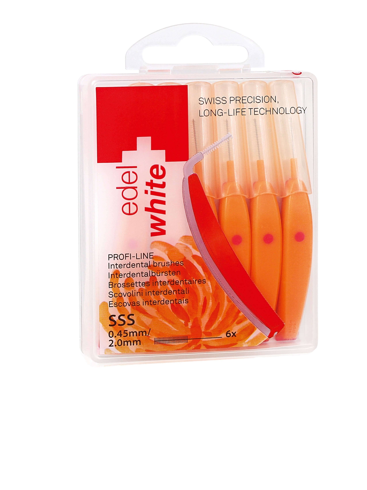 Apoteam Gmbh Edelwhite Pro Interdent.bür.sss 0,45-2 Mm 6 St. - Bild 2