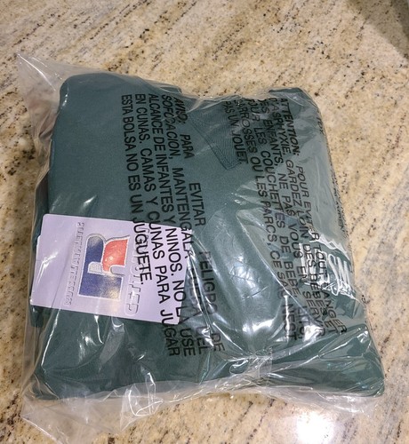 Russell Athletic Pro Size L Reverse Weave Sweatshirt Green Wesmac New * stains* - Picture 12 of 12