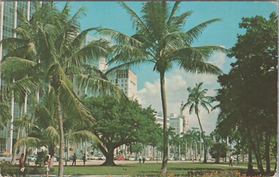 MR ALE Postcard Bay Front Park Biscayne Blvd. Miami, Florida FL 1973-PM B1929