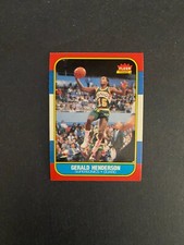 1986 FLEER BASKETBALL SET BREAK # 45 GERALD HENDERSON GEM  MINT