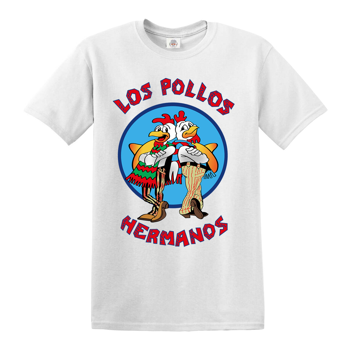 T-Shirt Bambini Los Pollos Breaking Bad, Walter Crystal, Bianca, 100% Cotone, Certificata Öko-Tex 100 - 6
