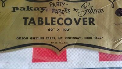 Nappe En Papier Anniversaire Vintage Gibson Pakay - Motif Soldats De Plomb