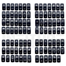 12V Backlit Light Control Rocker Toggle Switch Button For ARB Carling OFF ROAD