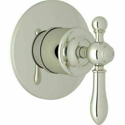 Rohl AC27NLM-PN/TO Arcana Four Port Three Way Diverter Trim, Polished Nickel 