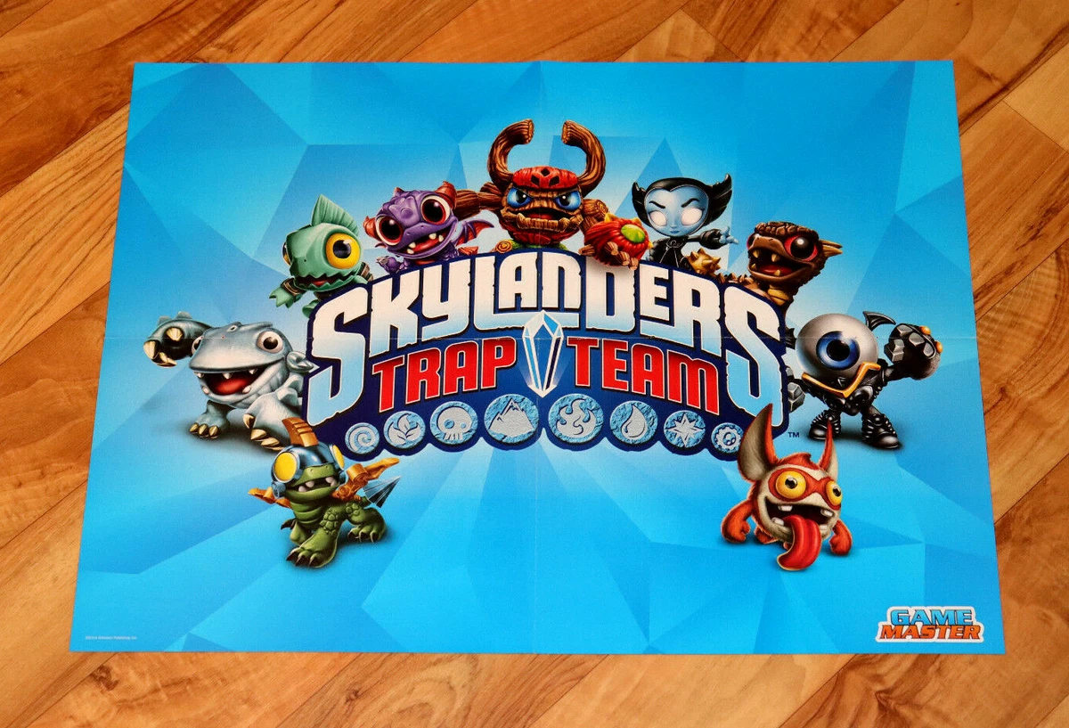 Skylanders Trap Team Characters Poster