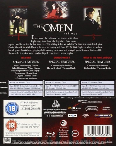 Omen The - Trilogy BD - Picture 2 of 2