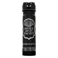 POLICE MAGNUM Pepper Spray 4 ounce Flip Top Fog Self Defense Security Protection