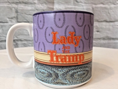 Taza de café púrpura para dama y vagabundo de Disney Japón - Imagen 2 de 5