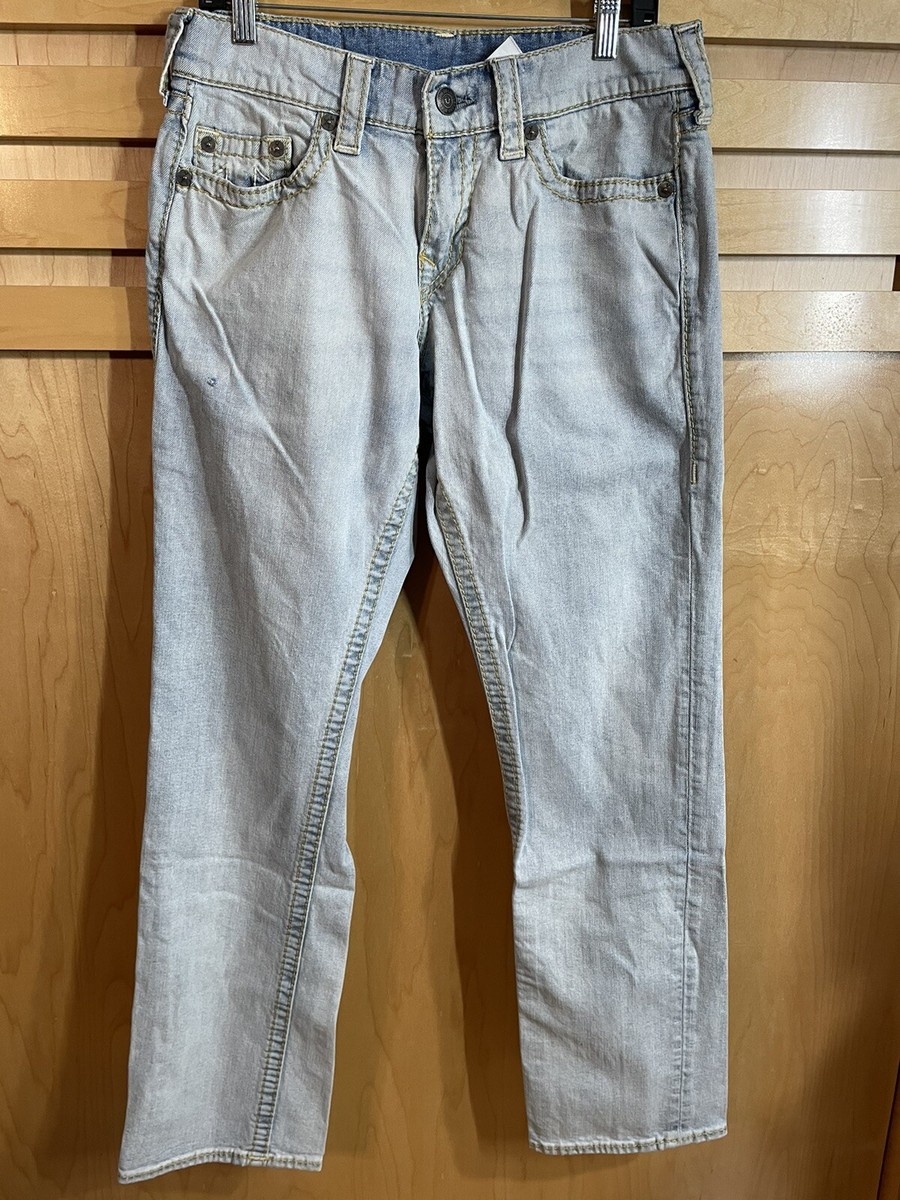 True Religion Ricky Relaxed Straight Jeans Men's Size 29X31 Blue