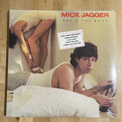 Mick Jagger She's The Boss 1985 LP Factory Sealed w/ Hype Sticker!