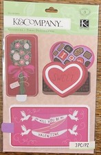 K Company Cupid Sliders Die-Cut Hearts Chocolates Will You Be My Valentines Love