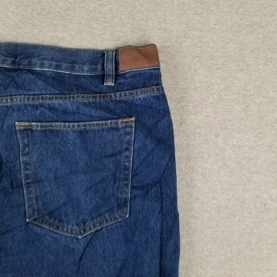 Kirkland Signature 42x34 Blue Jeans Quality 100% Cotton Denim Work - Image 4 of 4