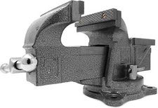 WEN BV455 5-Inch Heavy Duty Cast Iron Bench Vise with Swivel Base