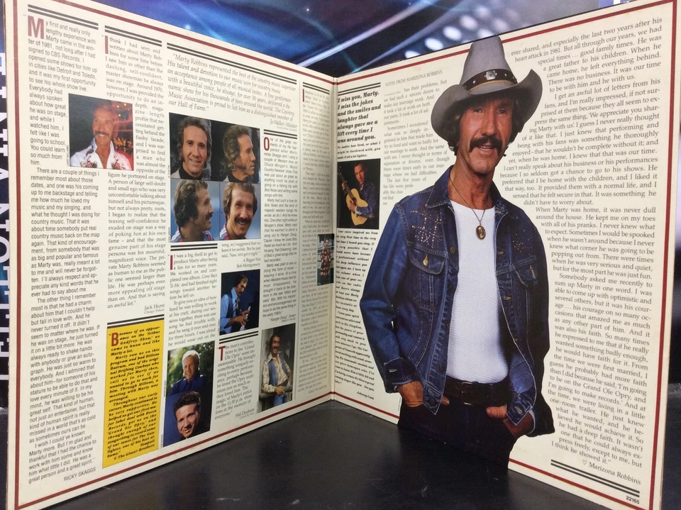 Marty Robbins A Lifetime Of Song 1951-1982 Doubl LP Album Vinyl CBS22165 Country - Image 4 of 4