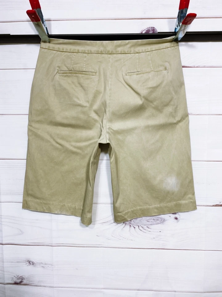 Pantalones cortos Coldwater Creek para mujer talla 14 beige bolsillos delanteros planos Foto 4 de 4