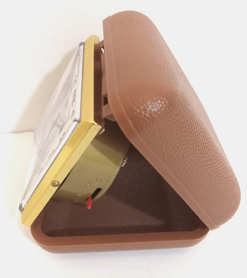 Equity Travel Alarm Clock La Crosse Technology Built In Case Pocket Desktop - Image 3 of 4