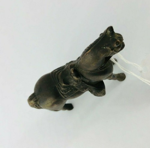 Vintage Brass Carnival Prize Horse Miniature Figurine - Collectible - Picture 7 of 7