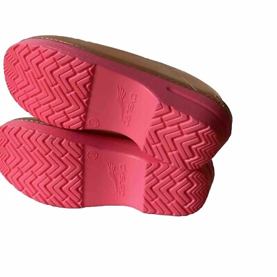 DANSKO NEW Open Back Mule Clogs Sonja Coral Size 38 US 8 | eBay