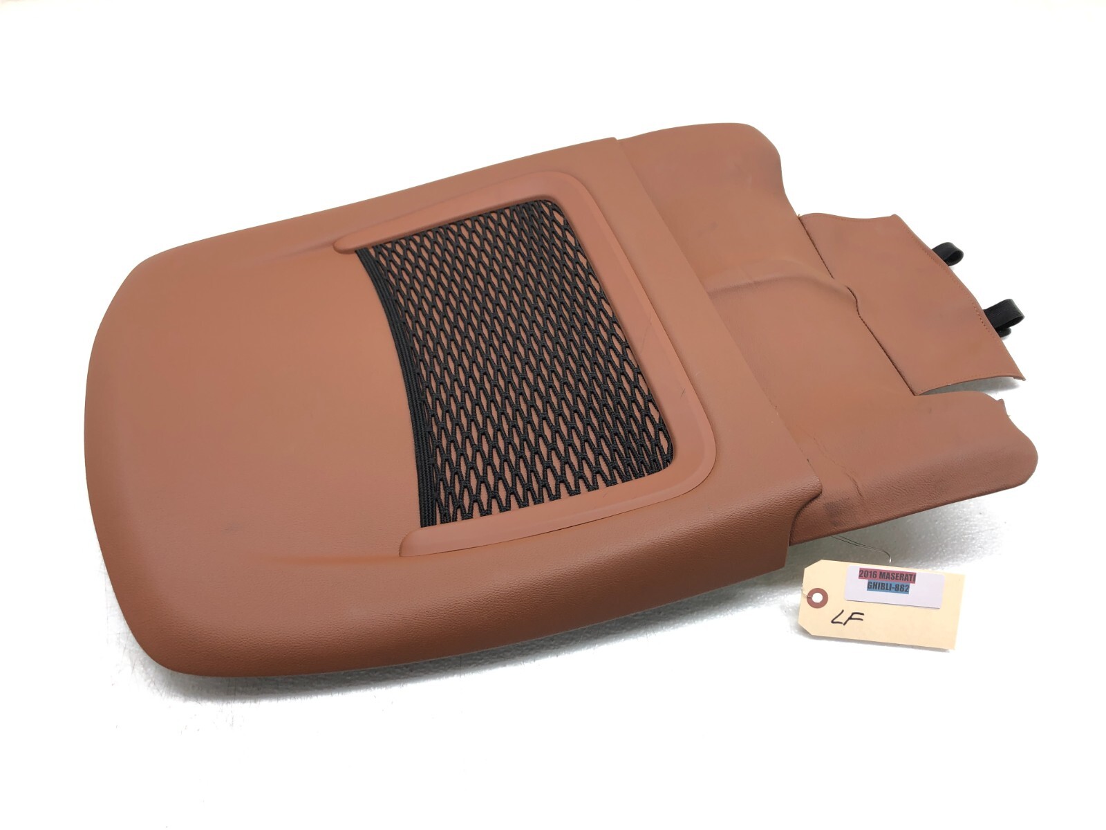 2014-2024 MASERATI GHIBLI S LEFT DRIVER FRONT SEAT LEATHER BACK PANEL COVER OEM