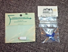 Dollhouse Miniatures Farrow Industries Milk Carton & 2 Vents New and 3 Blue Cups