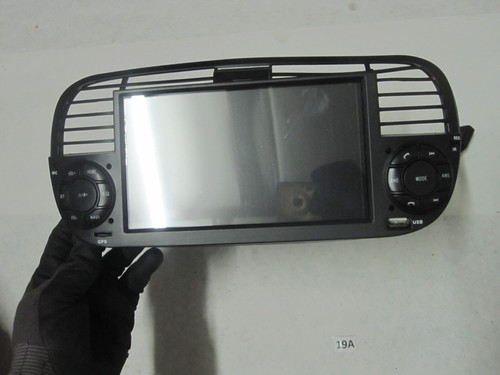 NO HARNESS For 2007-2015 Fiat 500 7" Car Android Carplay Radio GPS Navigation