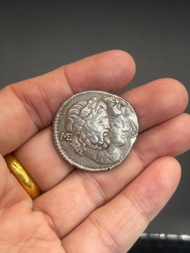 (14.0g) Ancient Epirote League Epirus Dodona Solid Silver Coin Very Rare!! #P60 - Picture 10 of 16
