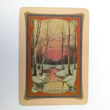Antique Single Swap Card Named Winter 1913?  SC142