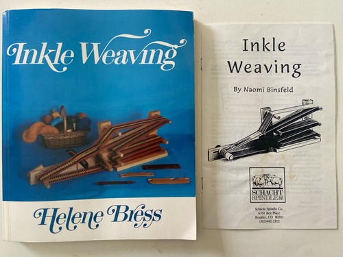 Inkle Weaving by Helene Bress (1991, Paperback) with 7 page extra booklet