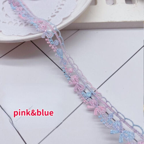 15 Yards Lace Hollow Out Ribbon Edging Bowknit Tapes Trimmings Craft Supplies - Picture 12 of 12