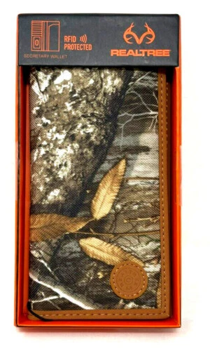 Realtree Faux Leather Wallets for Men