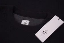 C.P. (CP) Company NWT Lightweight Wool Blend Crew Neck Sweater Size L 52 Black