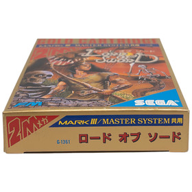 SEGA GOLD CARTRIDGE MARK III MASTER SYSTEM Lord of Sword BRAND NEW