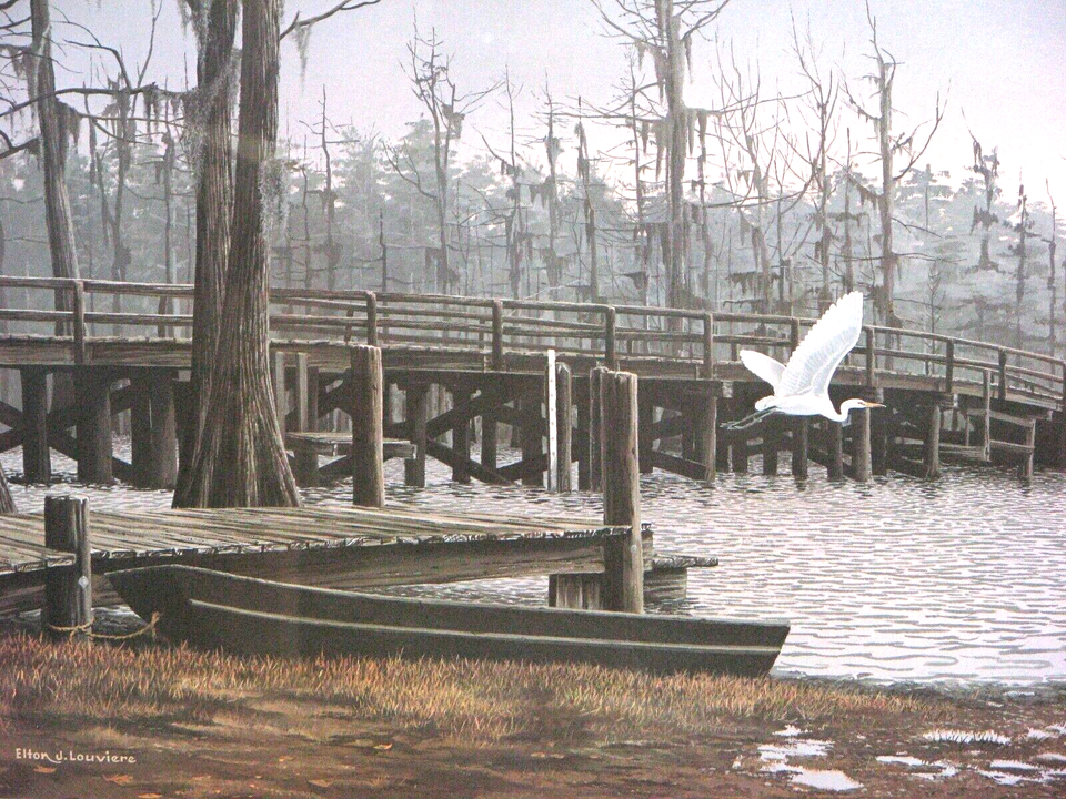 Elton Louviere "Lorrain Bridge" Limited Edition Signed Framed Print eBay