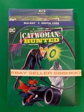 DC CATWOMAN HUNTED Blu-Ray  Digital HD  Slipcover New Sealed Free Shipping 