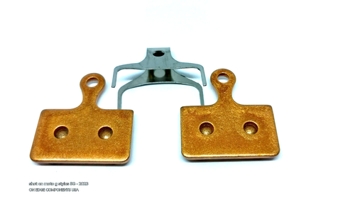 Sintered Metal Brake Pads For Shimano Disc Brakes XTR Deore XT SLX Deore Alfine - Picture 2 of 3