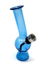 PIPA AD ACQUA IN VETRO FUMARE TABACCO SIGARETTA NARGHILE FUMO SHISHA VARI COLORI