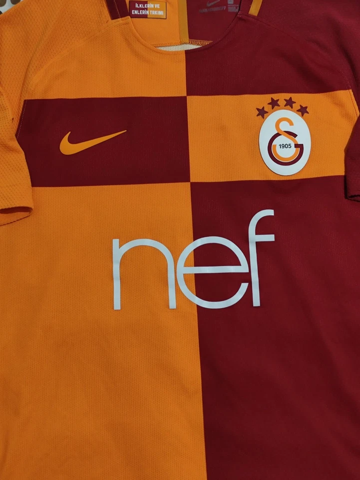 Player Issue Galatasaray Vaporknit 2017 Football Shirt Nike Soccer Jersey Sz- M - Image 3 of 4