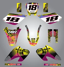 Full Custom Graphic Kit Honda XR 80/ XR 100  - 2001 - 2003 Sticker / kit decals