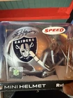 Bo Jackson Signed Las Vegas Raiders Riddell Speed Mini Helmet Beckett COA