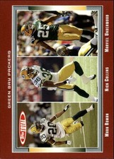 2006 Topps Total Red #241 Mark Roman/Marviel Underwood/Nick Collins - FB