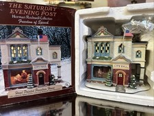 Norman Rockwell Collection “Freedom Of Speech” Christmas Decor Village Town