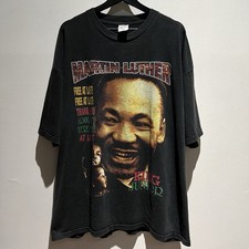 Vintage 90s Martin Luther King Jr MLK T-shirt Rap Tee Style