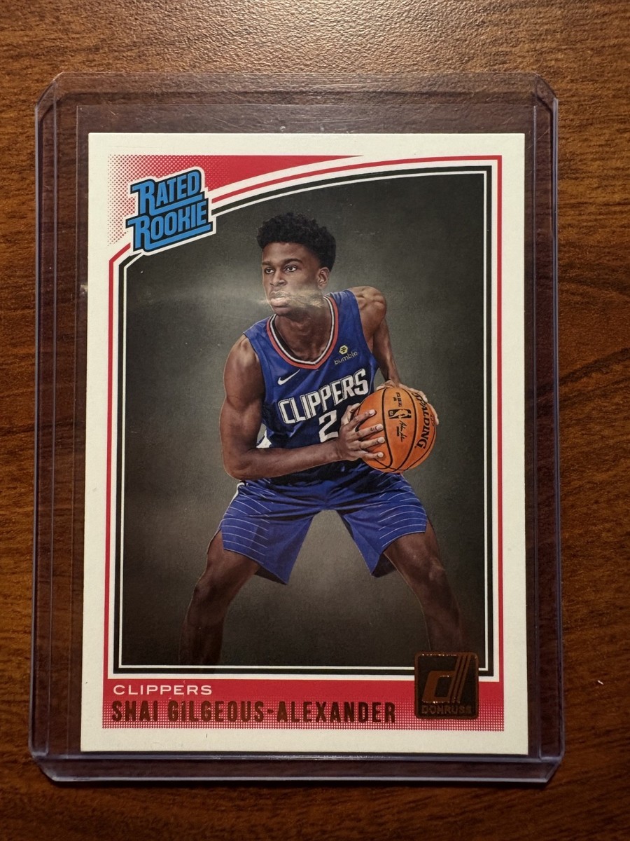 2018-19 Donruss Rated Rookie Shai Gilgeous-Alexander RC #162 