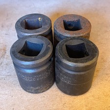 Proto 75128 Professional 34 Shallow Impact Socket 34 Drive 8 Pt - Set Of 4